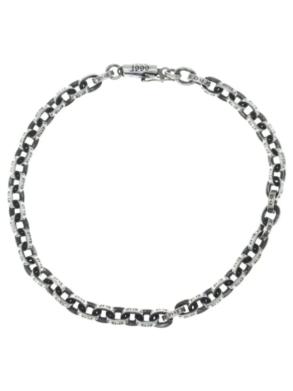 Chrome Hearts Paper Chain Bure Silver Bracelet